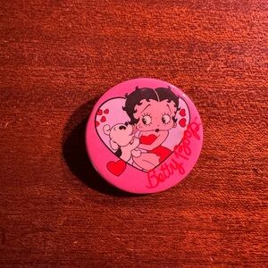 Betty Boop button pin